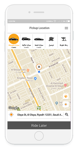 on demand taxi app